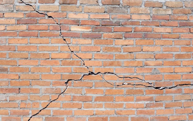 Damaged Brick Wall